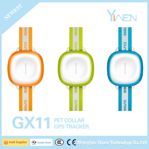 Yiwen Lifetime GPS Tracking Software Access Pet Dog Cat Pig Horse Collar GPS WIFI LBS Mini Triple Positioning Mode Tracker GX11